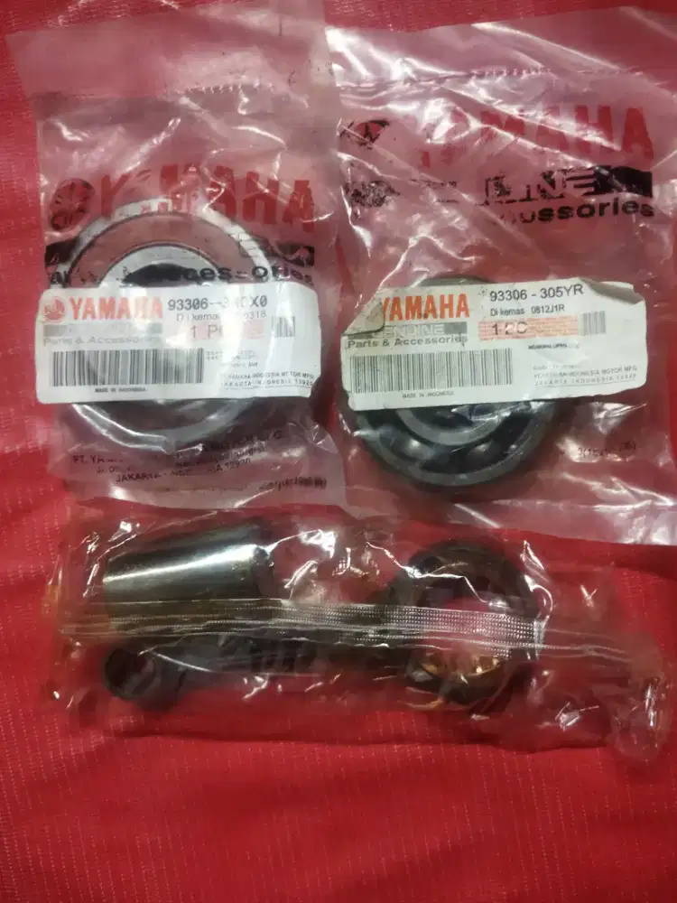 Stang Seher Kit + Bearing Kruk As Kanan Kiri Ori NMAX Aerox Lexi