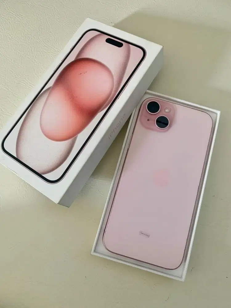 Iphone 15 Plus 128gb Pink IBOX LIKE NEW Malang Batu