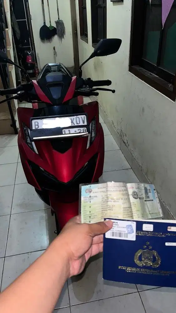 HONDA VARIO 160 CC 2023 ACTIVE MATTE RED KEYLESS
