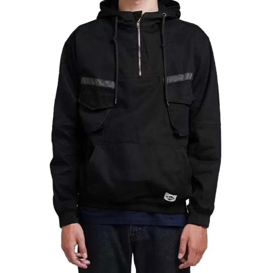Lee cooper jacket jaket earl black sz L 60 x 72 cm