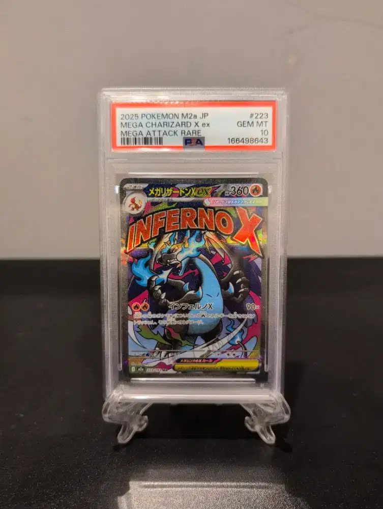 Dijual Slab Pokemon Charizard X Ex MA 223/193 Japan PSA 10