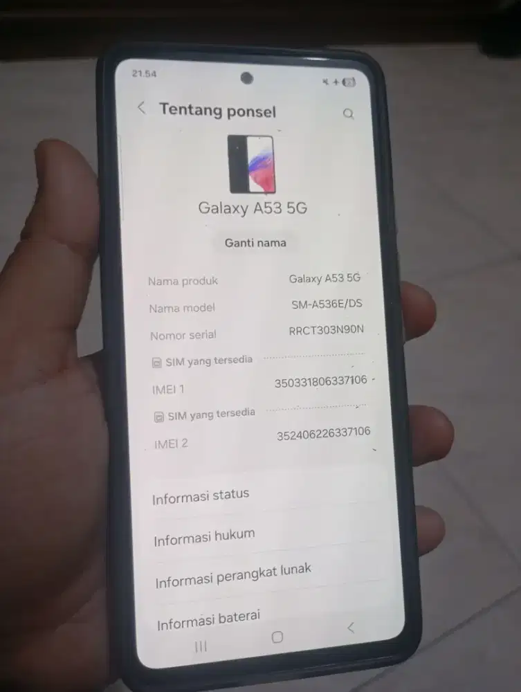 Samsung A53 5g ram 8/128