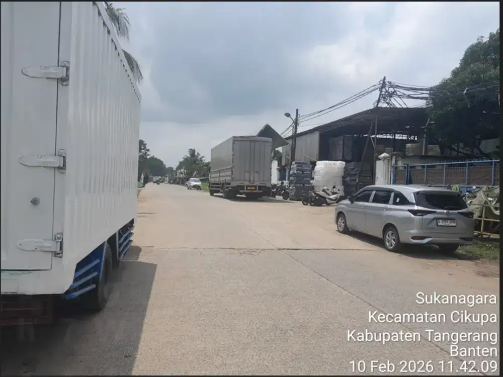 Dijual Ex Pabrrik/Gudang 2200 m di Kawasan Industri Bonen - Cikupa