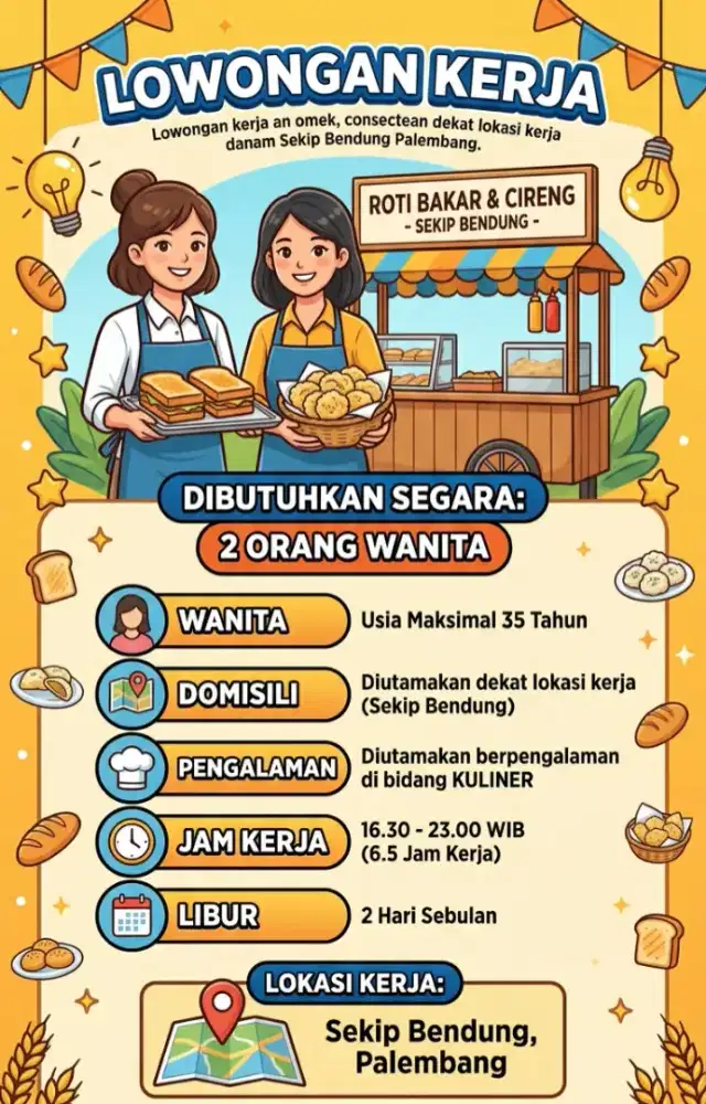 Loker roti bakar dan cireng