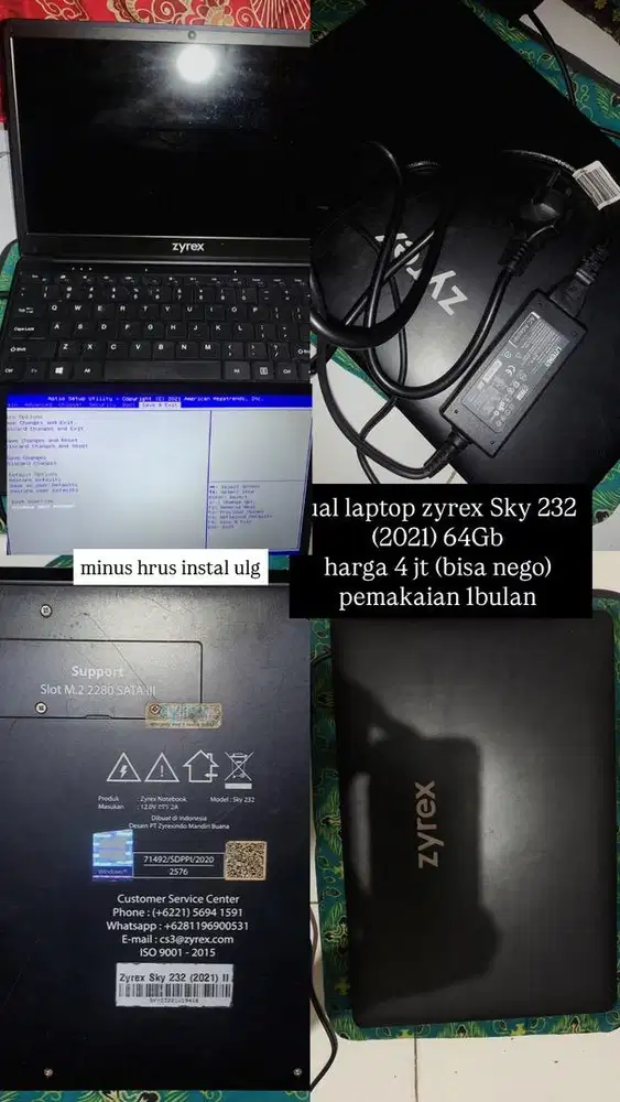 jual laptop zyrex (2021)