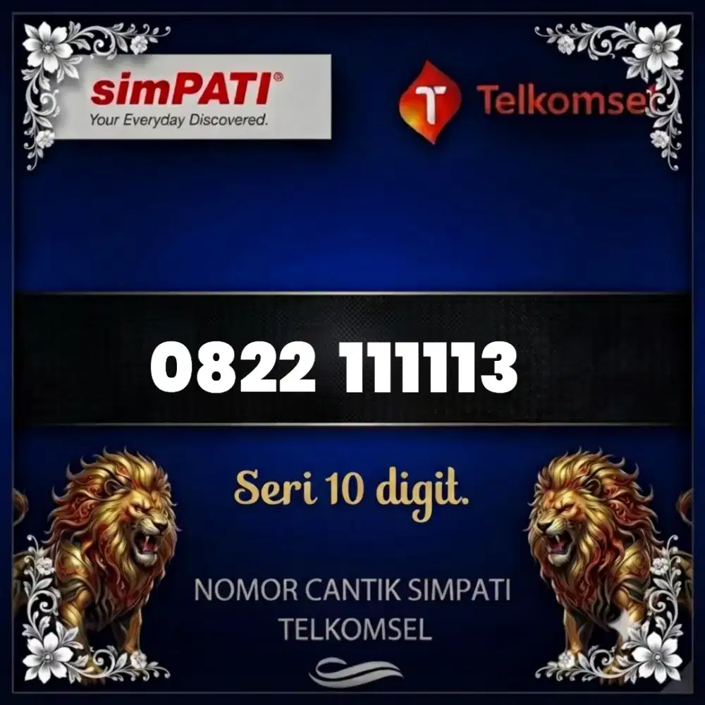 Nomor cantik simpati Telkomsel super