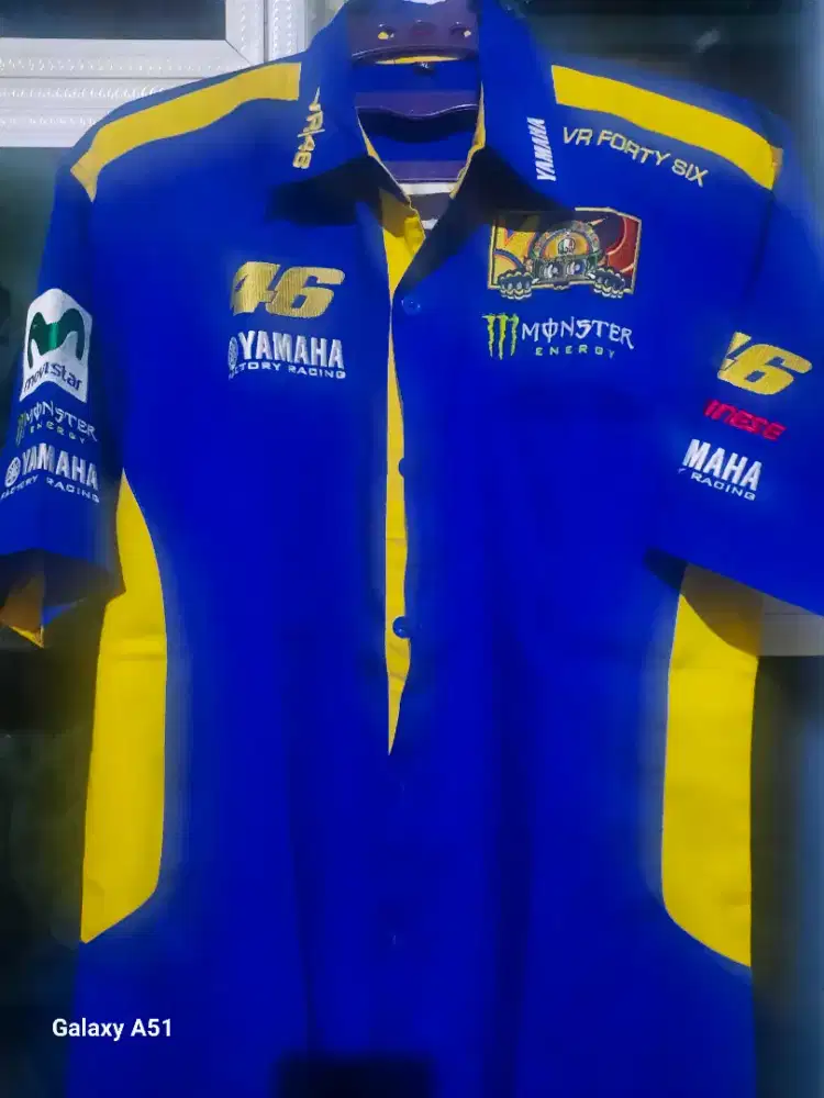 Baju Original VR 46 Yamaha Monster Energy Movi Star Legend Unlimited E