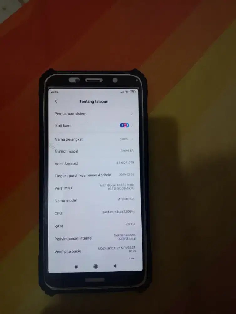 Redmi 6a 2/16gb nominus