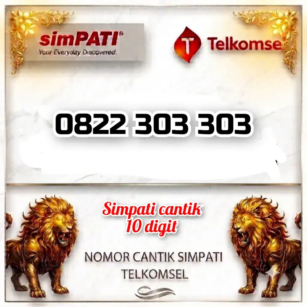 Nomor cantik simpati Telkomsel super
