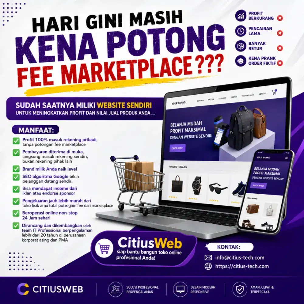 BEBASKAN TOKOMU DARI FEE MARKETPLACE