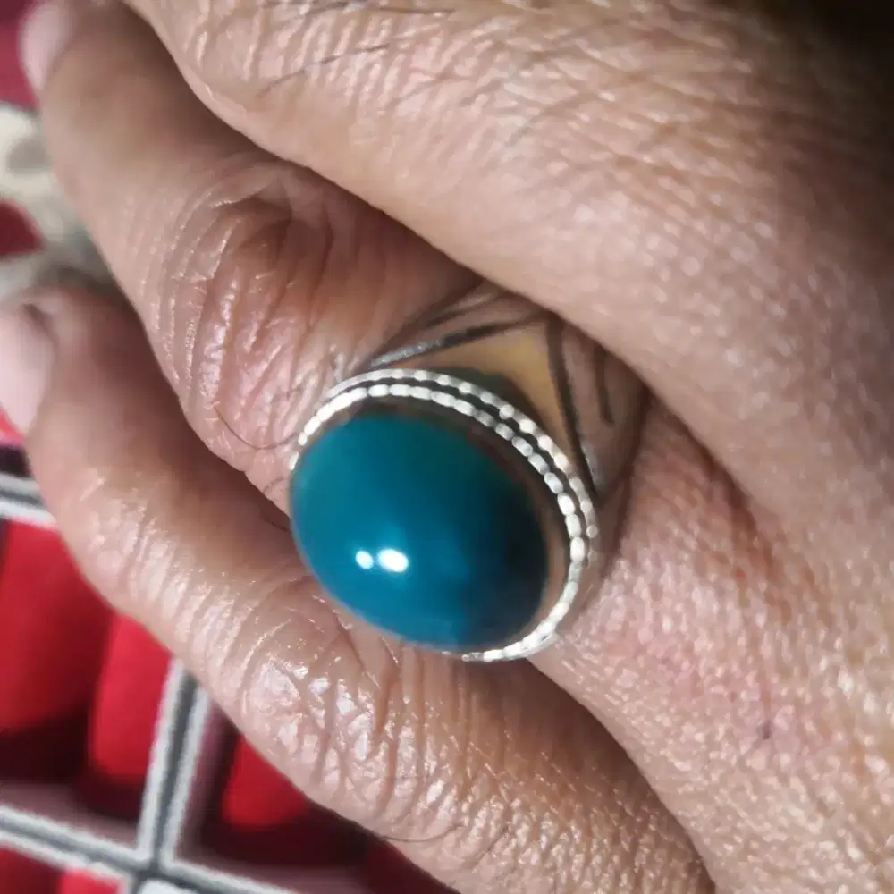Cincin batu bacan doko size kantoran ring 9