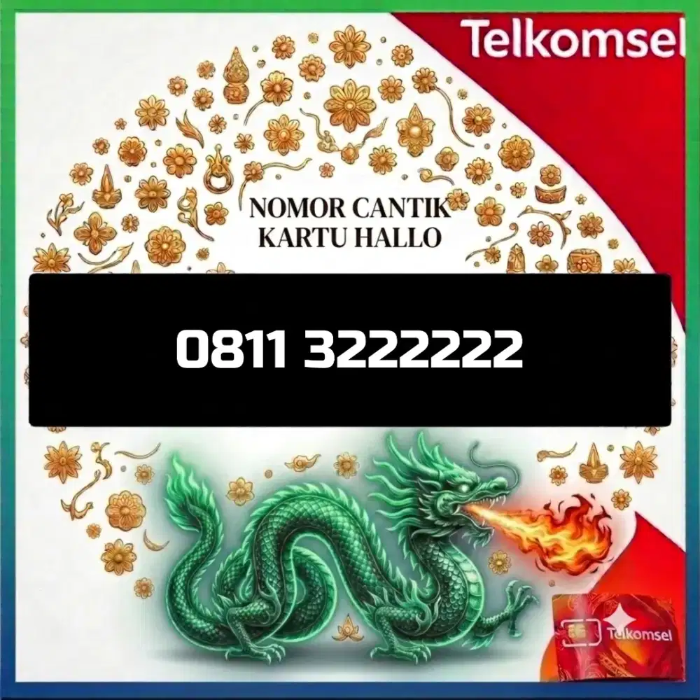 Nomor cantik Telkomsel kartu hallo