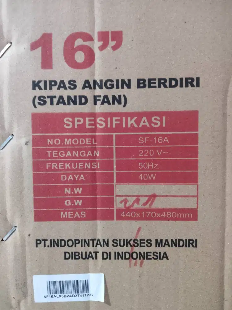 Kipa Angin Advance SF-16A