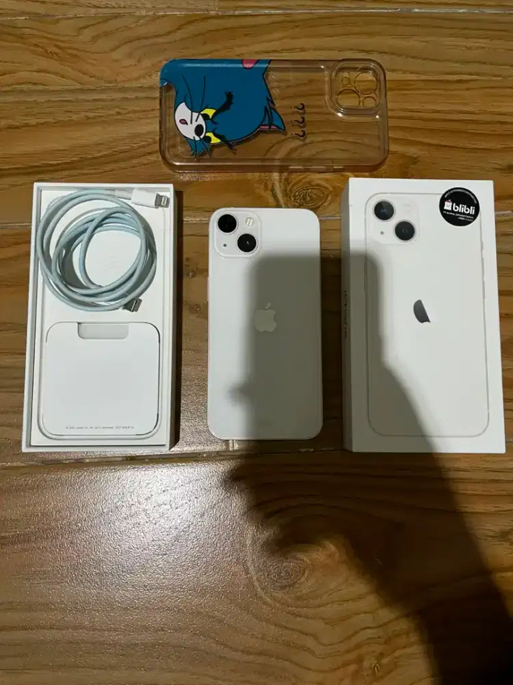 Iphone 13 128gb starlight white garansi resmi iBox Gdn blibli
