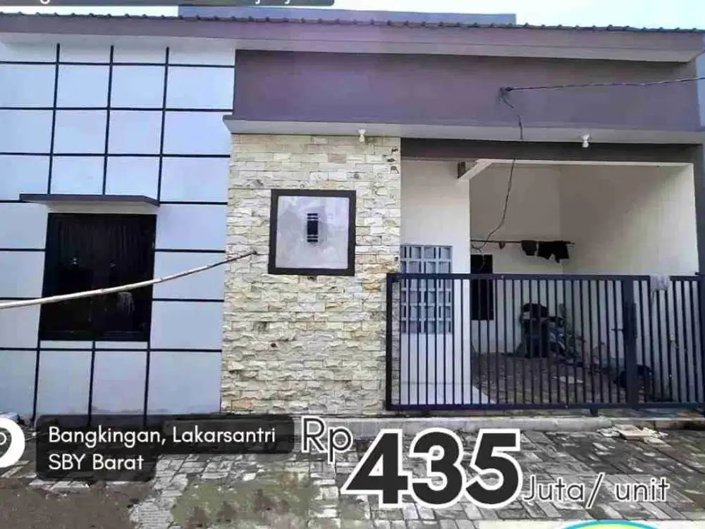 Rumah Baru Murah siap Huni di Bangkingan, Lakarsantri, Sby Barat