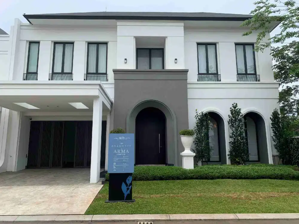 Rumah Mewah Cantik The Gramercy by Alam Sutera, Type Arma Corner+ 20x30, Tangerang..