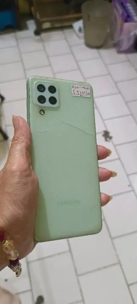 Hp casan : A22 6/128 4g 5000 mah
