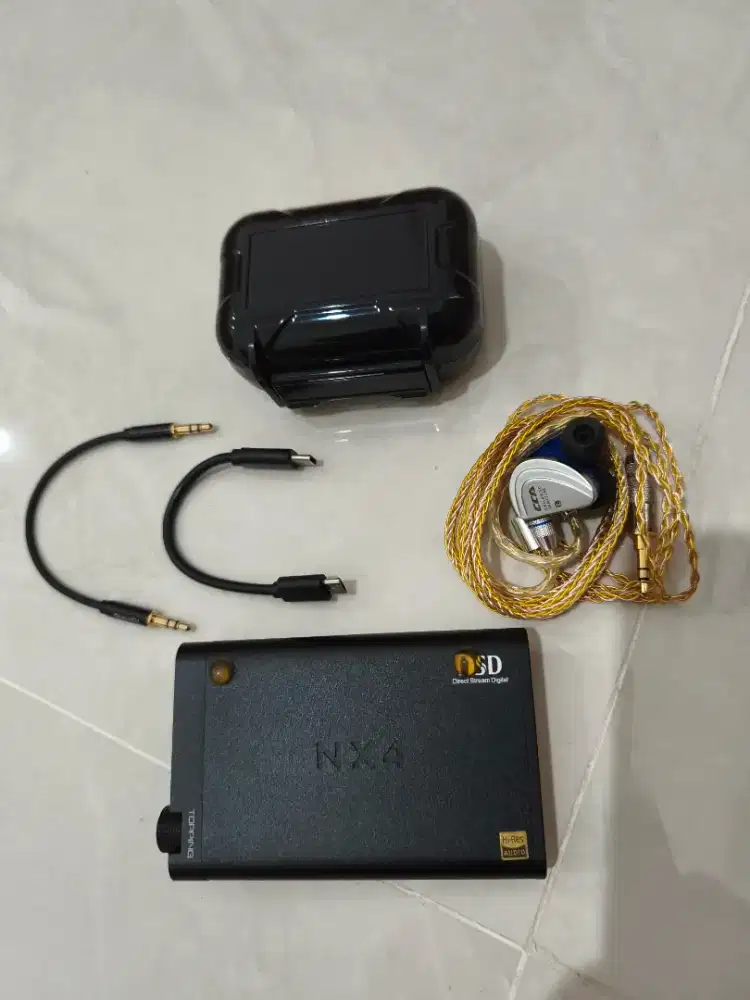 Jual cepat IEM CCA C16 dan proc Topping NX4 bekas