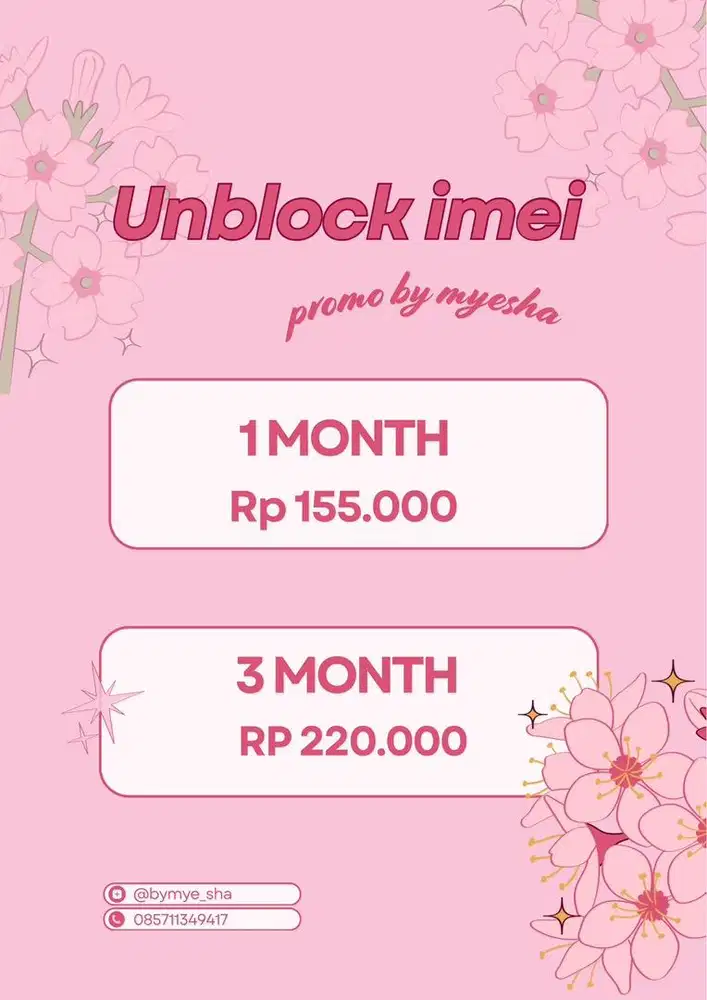 UNBLOCK IMEI SALE!!