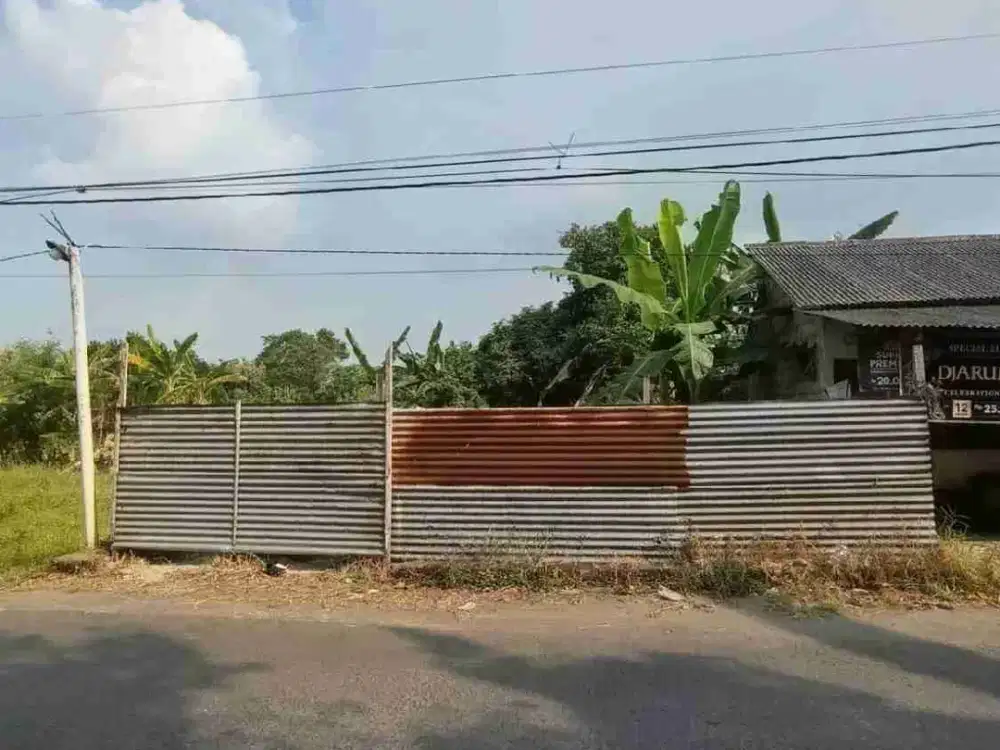 Di Jual tanah strategis RING 1 area Kampus UII pusat Jln kaliurang km 14