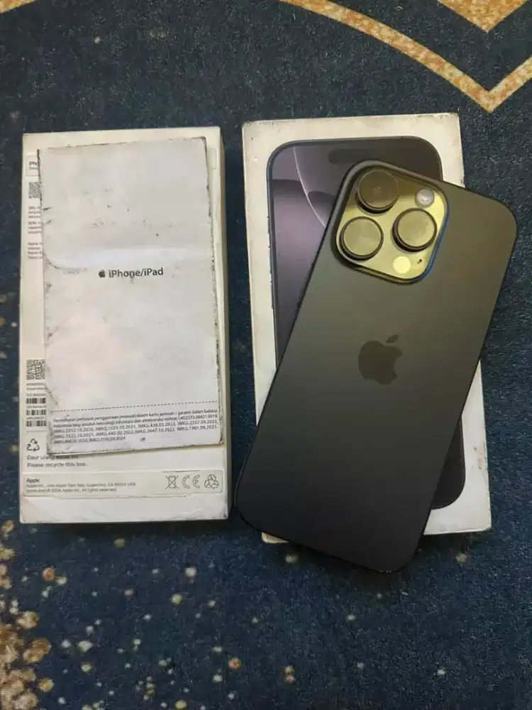 iphone 16 pro IBox resmi fullset nominus