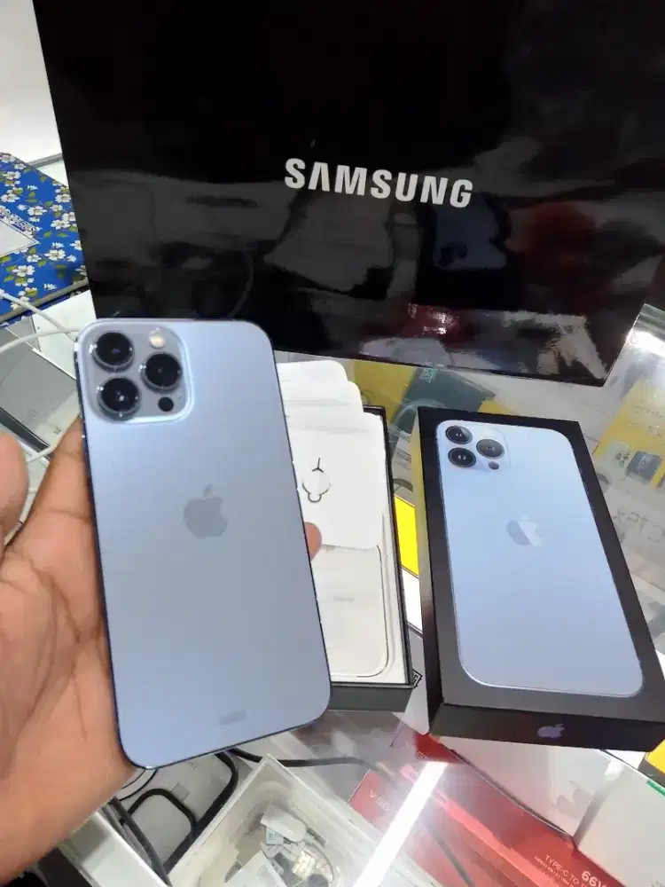 Iphone 13 promax 256GB ibox.garansi resmi Lengkap.Mulus & Normal semua