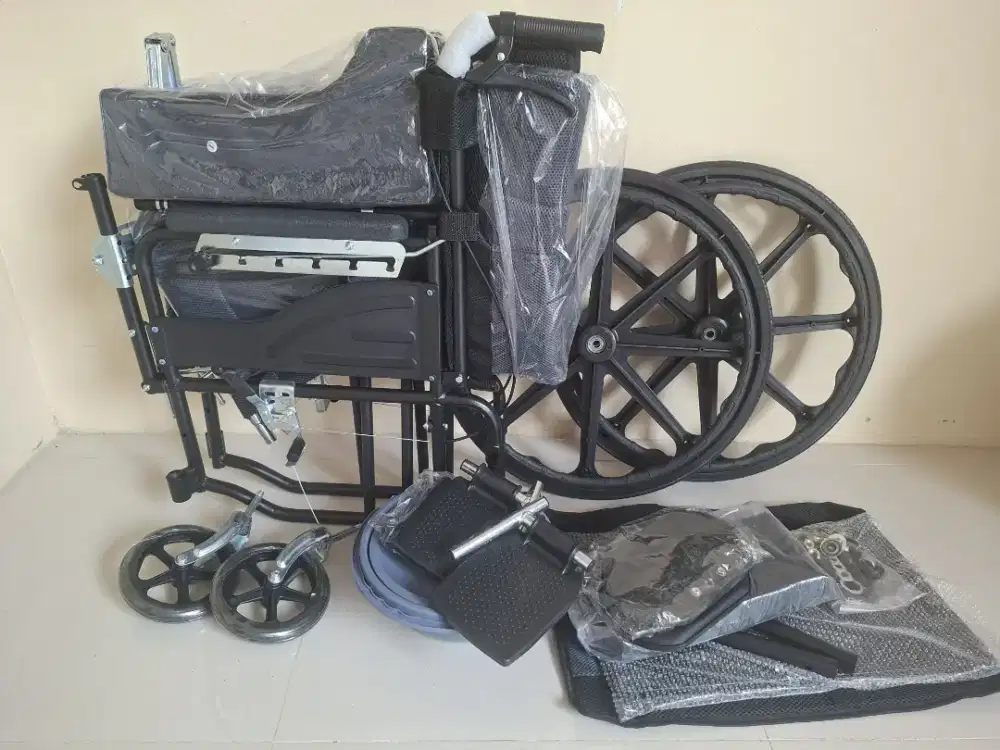 Kursi Roda Hidrolik + meja makan ALKESPRO