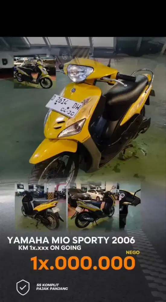 Mio sporty kuning