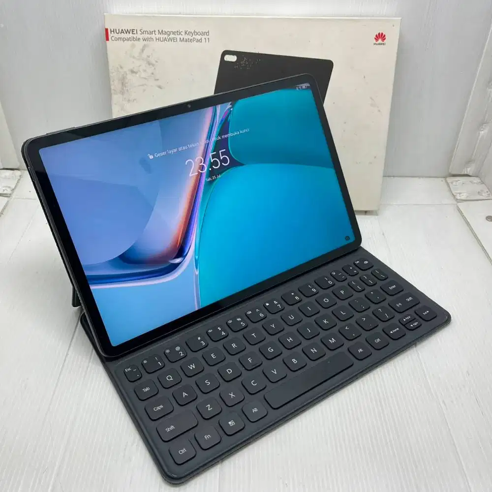 LIKE NEW NO MINUS HUAWEI MATEPAD 11 + KEYBOARD ORI SNAPDRAGON 6/128 SI