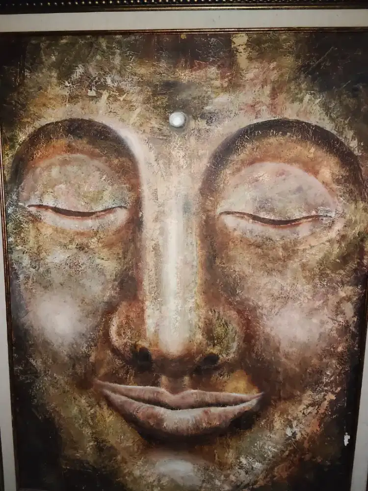 LUKISAN KANVAS BALI GAMBAR WAJAH
