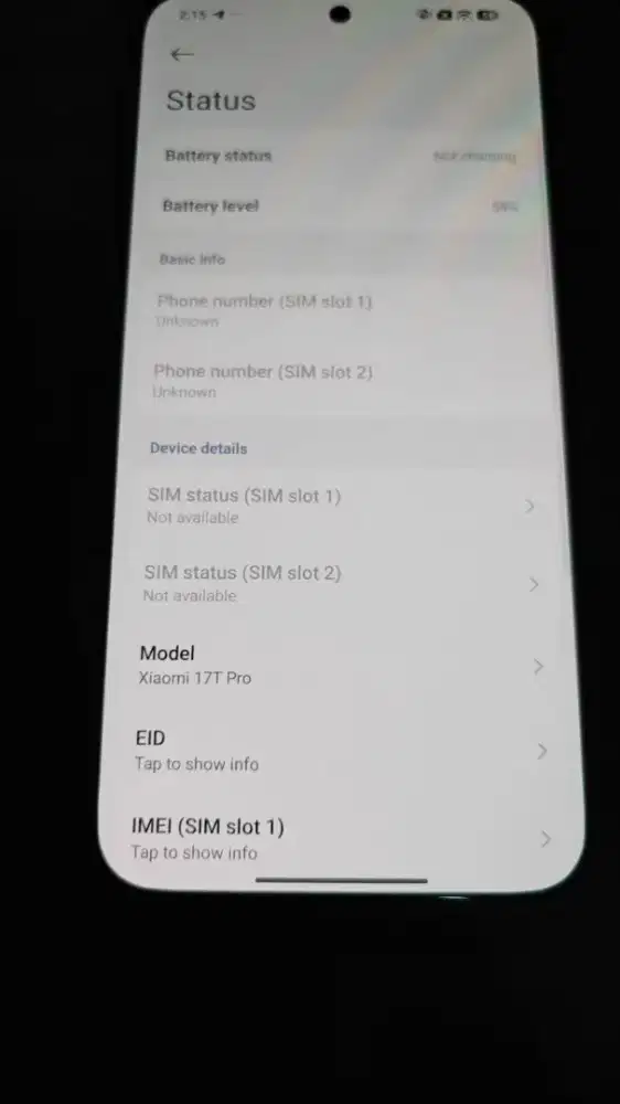 MI 17T Pro dark Grey 12 / 512