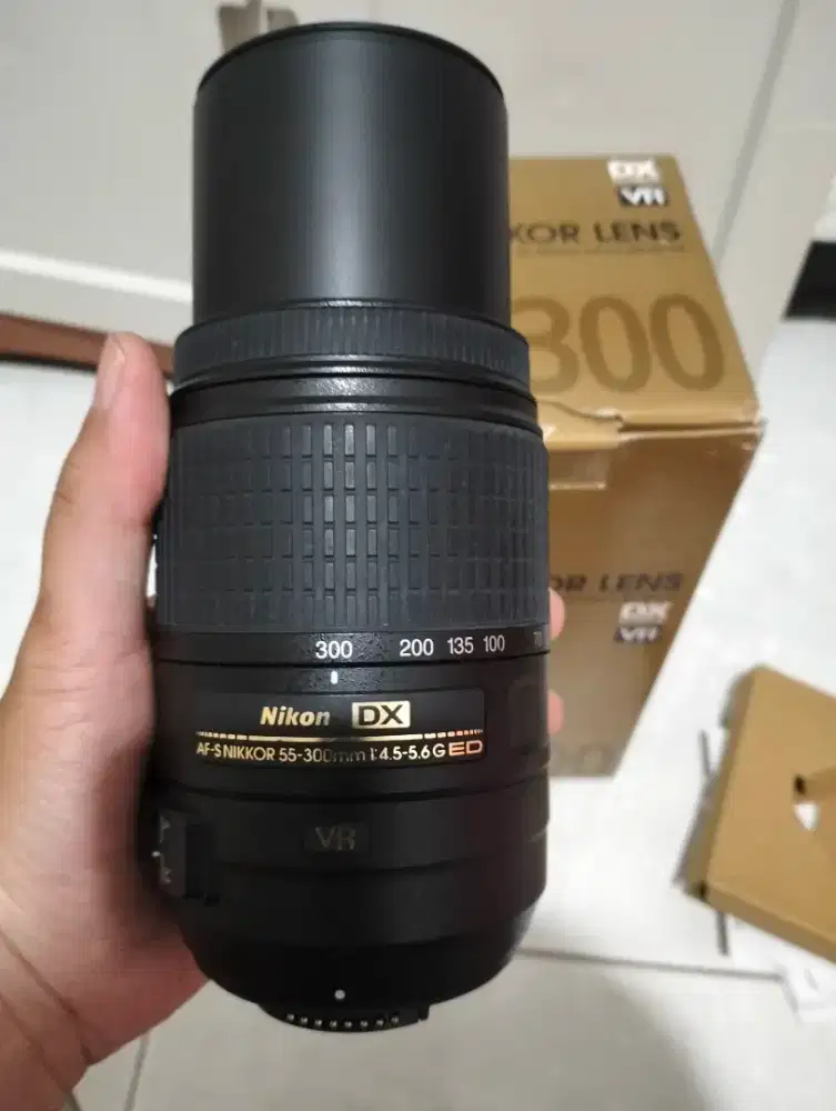 NIKON AFS 55-300MM LIKENEW FULSETBOX