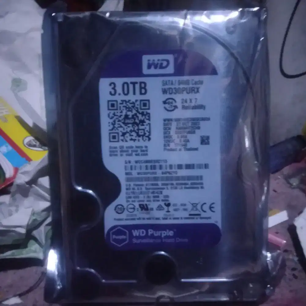 Hardisk WD purple 3 tera