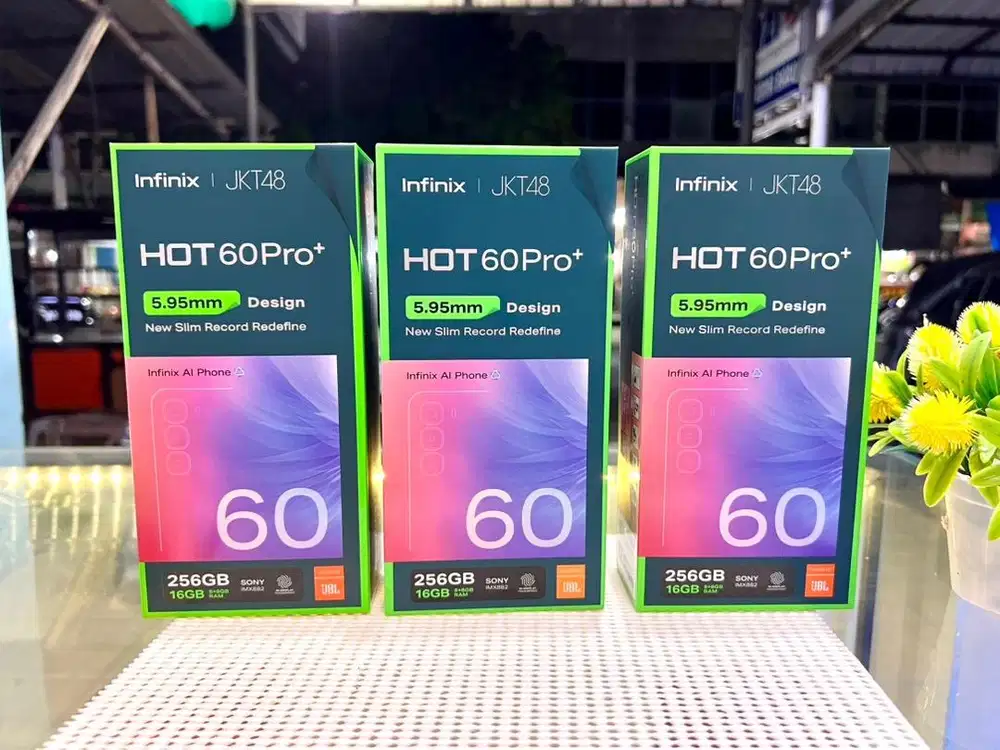 INFINIX HOT 60 PRO PLUS RAM 16/256GB BARU GARANSI RESMI INDONESIA