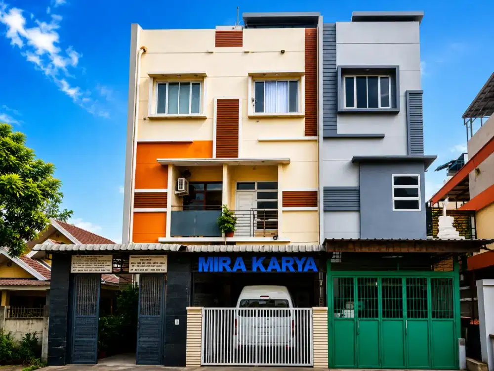 RUKO KANTOR 3 LANTAI SIAP HUNI FULL RENOVASI DI KRAKATAU KOTA MEDAN