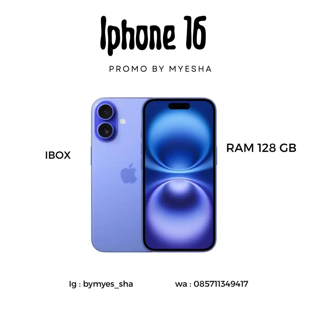 Iphone 15 128gb blue ibox ( garansi )