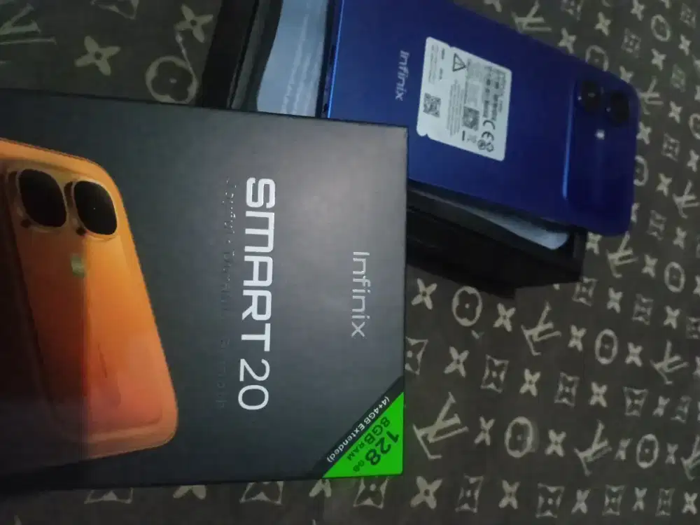 Infinix smrt 20 ram 4/128 fullset sdh gantii hp