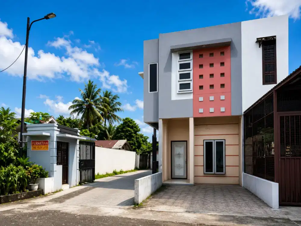 RUMAH 2 LANTAI DI JL PEND SEHATI KRAKATAU MEDAN PERJUANGAN KOTA MEDAN