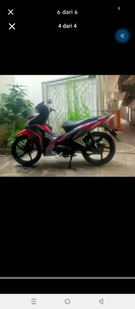 Jual motor Honda Blade tahun 2015 surat lengkap mesin sehat Normal