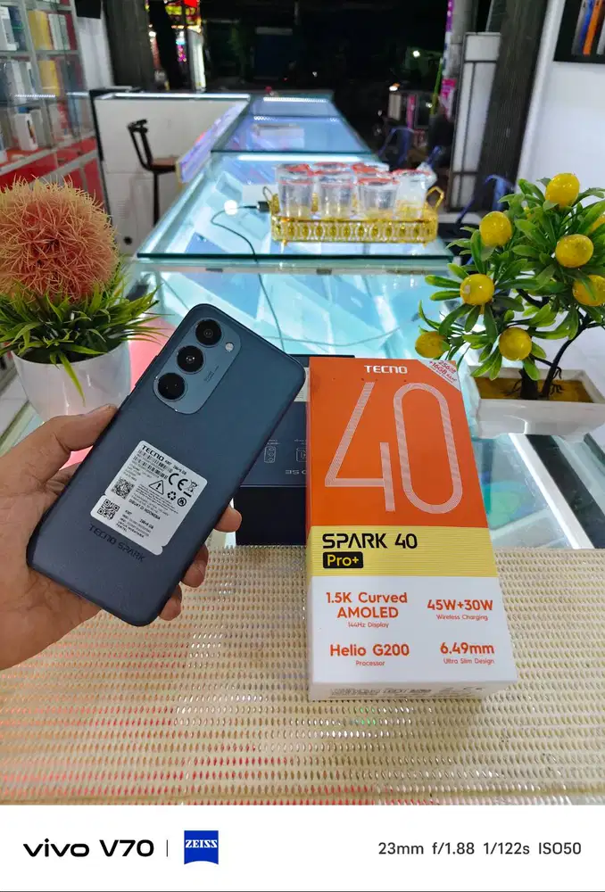 Tecno Spark 40 Pro Plus Ram 8+8Gb/ 256Gb Pemakaian 2 Minggu Like New