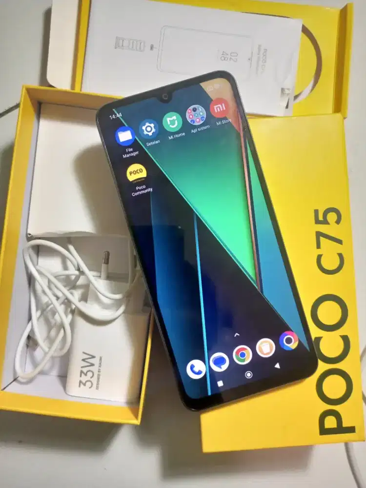 Hp poco c75 ram 8/256 support NFC fullset