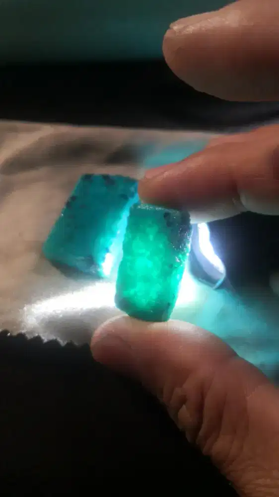 Bahan polkas batu bacan serat bubur