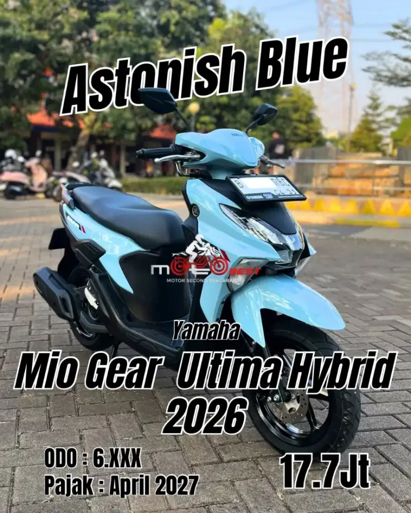 Cash Only Yamaha Gear Ultima Hybrid 125cc 2026