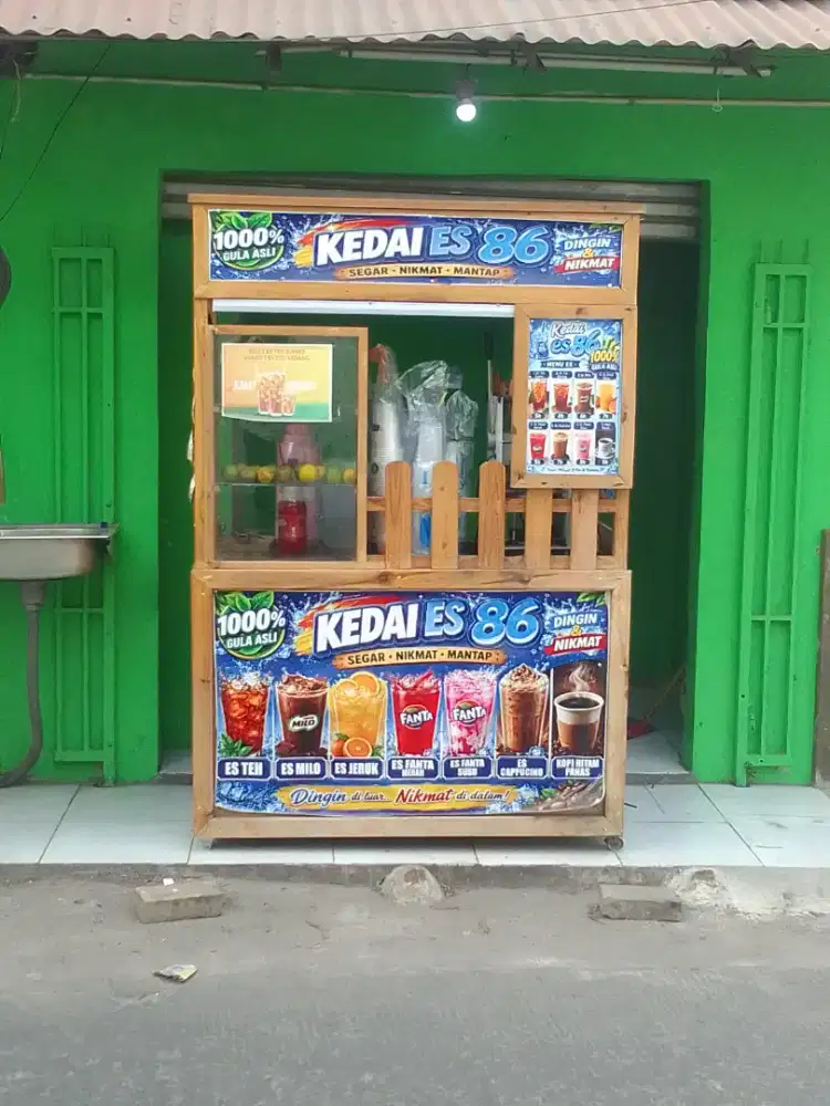 Gerobak es kayu