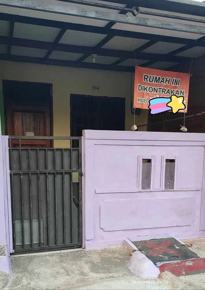 Rumah Dikontrakan (Rumah Bersih, Akses Pinggir Jalan)
