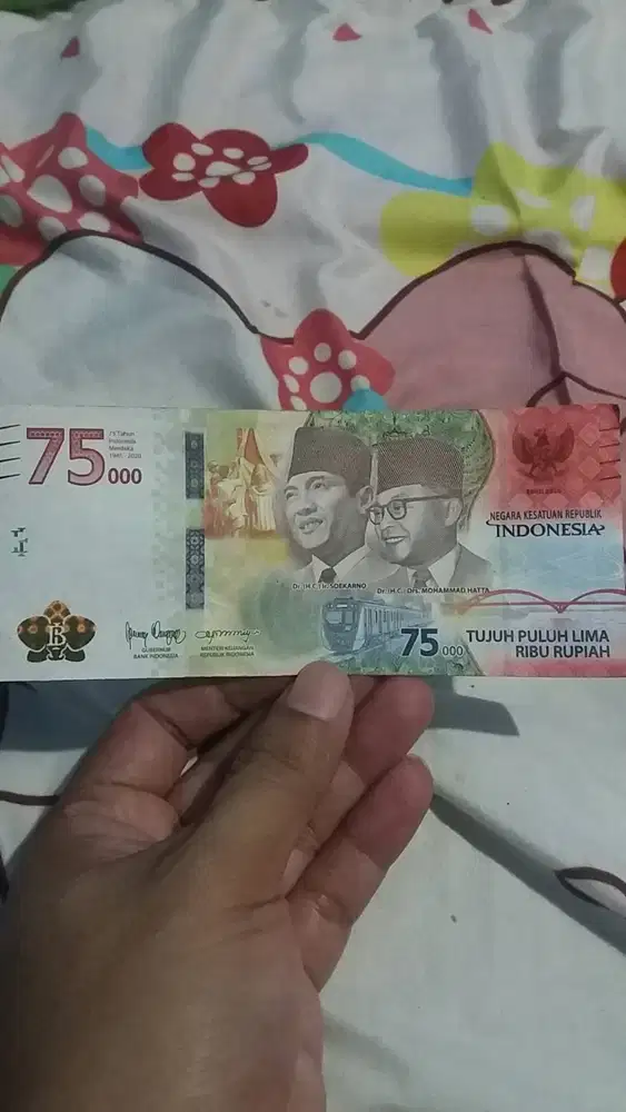 JUAL UANG 75 RIBU EDISI KEMERDEKAAN