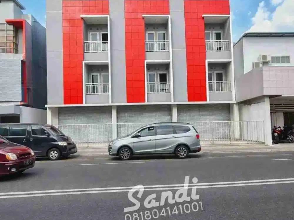 Ruko 3 Lantai Kota Jogja, Cocok Segala Usaha dkt Bank BSI Jl HOS Cokroaminoto