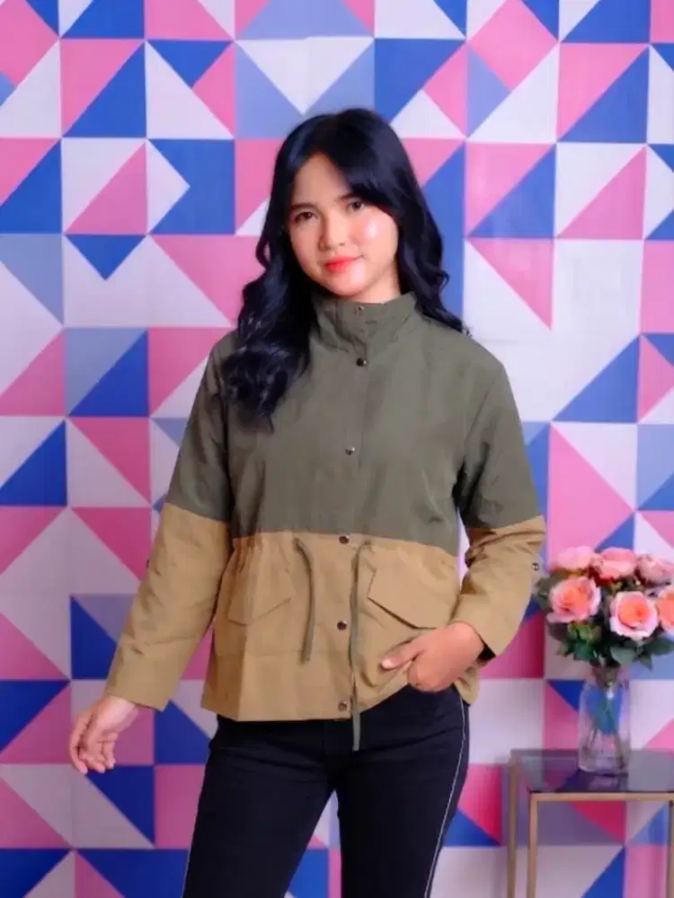 Parka jaket shein wanita