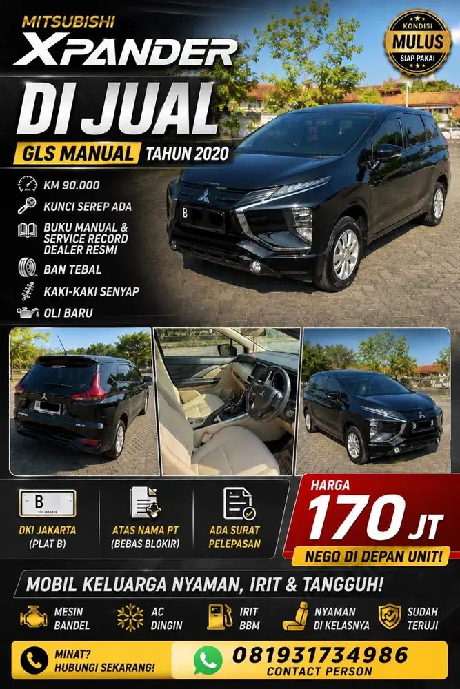 Xpander 2020 manual tipe GLS