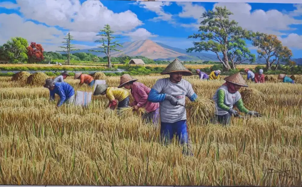Lukisan panen raya